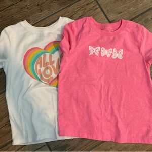 Toddler Girls Cat & Jack Shirts Set of 2